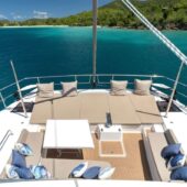 A Catamaran waiting for you to relax in the Caribbean.