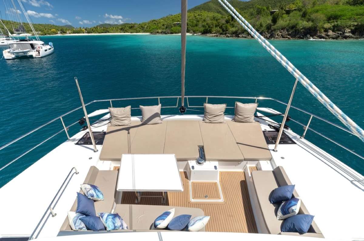 A Catamaran waiting for you to relax in the Caribbean.